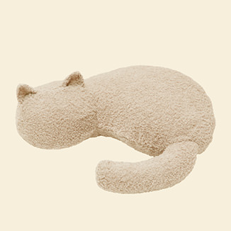 猫用添い寝クッション　ミャウマミー（ベージュ）