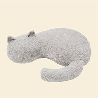 猫用添い寝クッション　ミャウマミー（グレー）